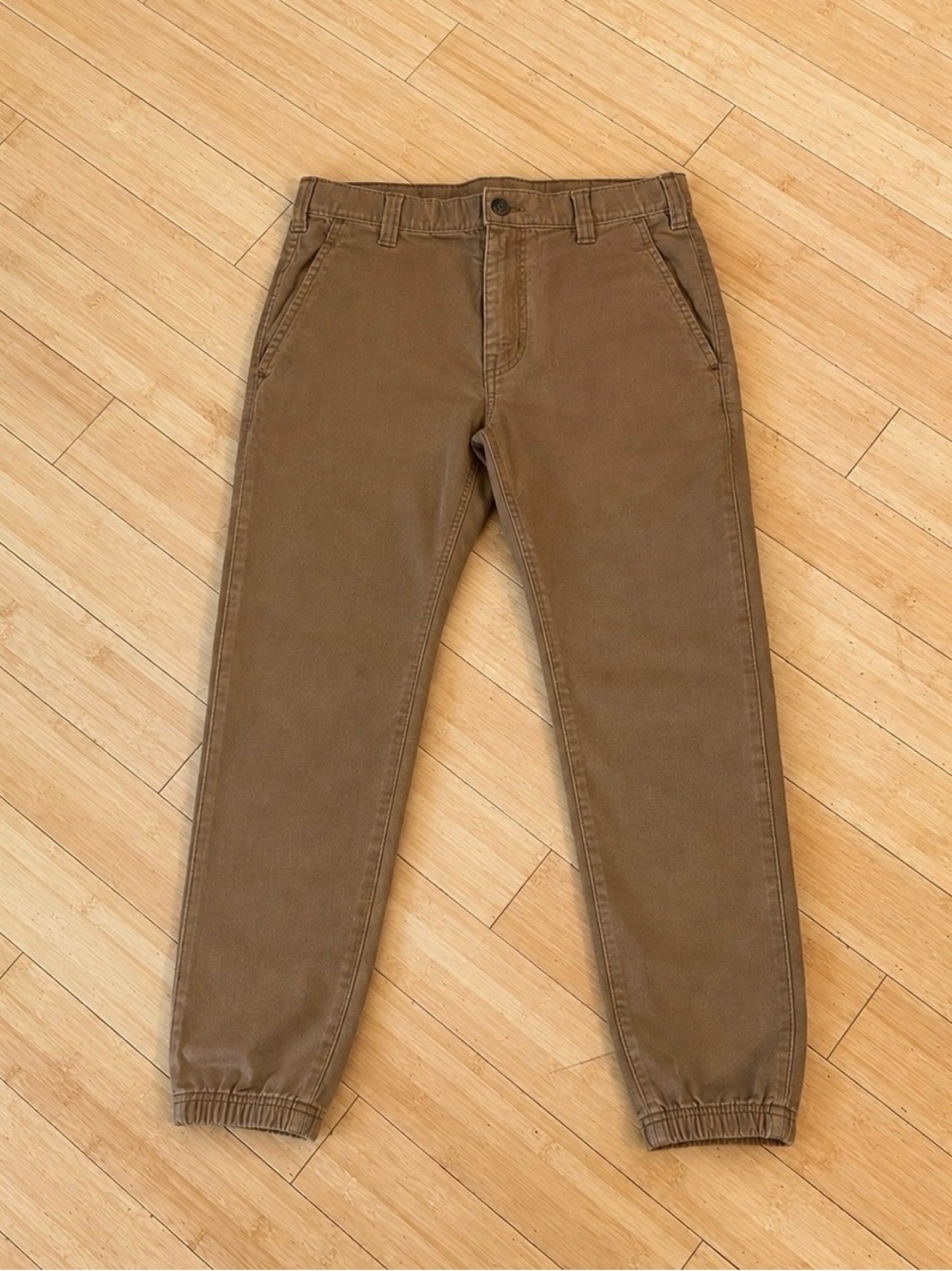 Carhartt Men's Tan cotton Canvas Jogger Pants